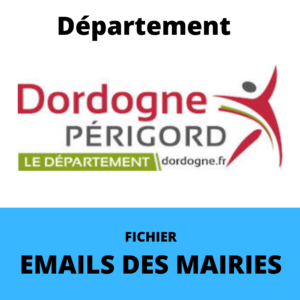 Emails des Mairies du département de la Dordogne (24)
